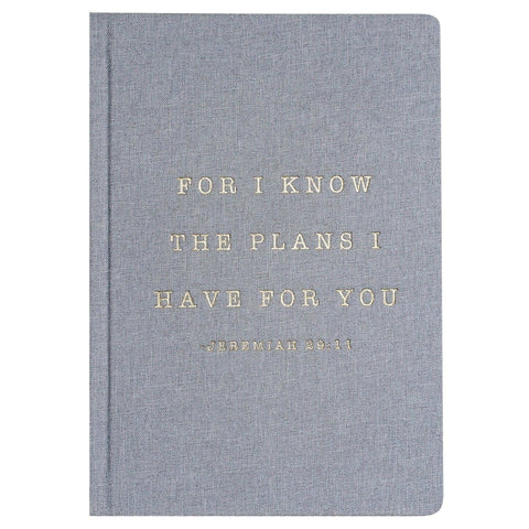 For I Know The Plans I Have For You Fabric Journal - SwagglyLife Home & Fashion For I Know The Plans I Have For You Fabric Journal - SwagglyLife Home & Fashion