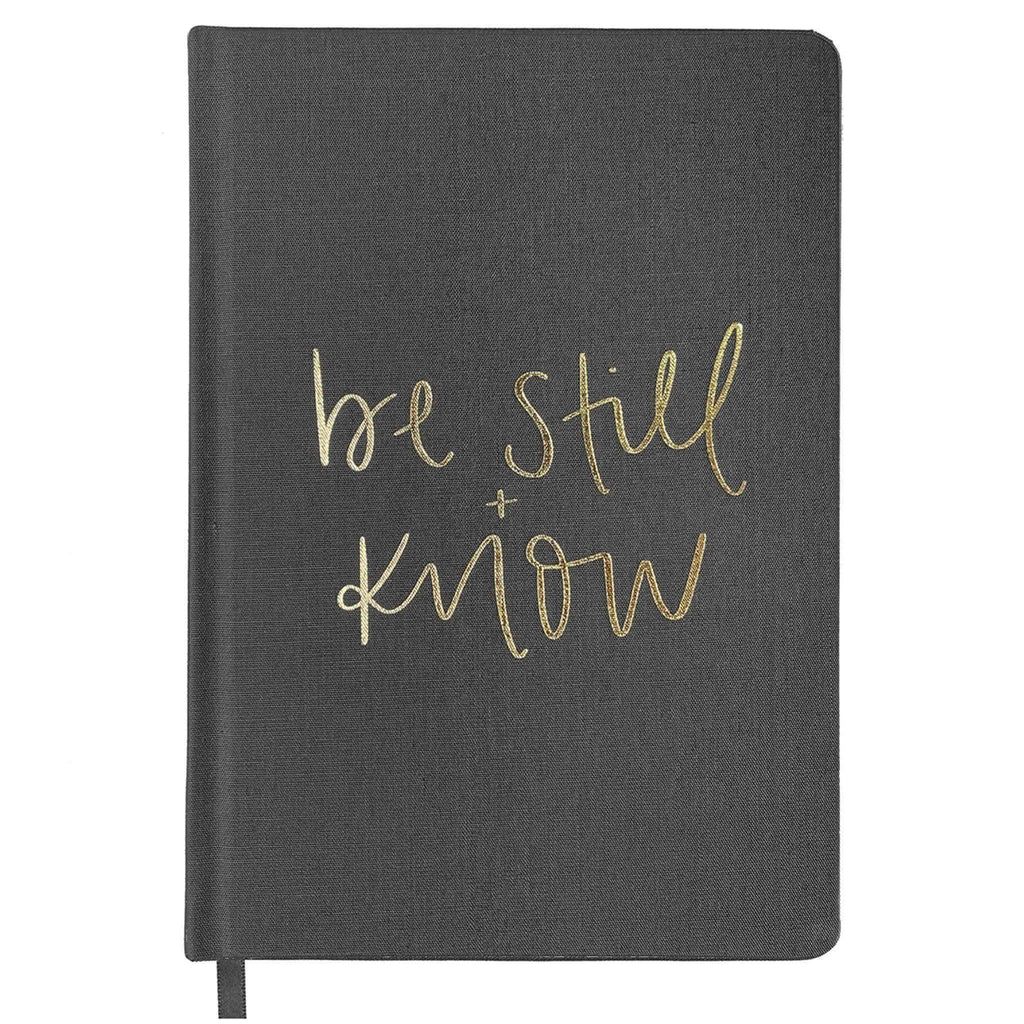 Sweet Water Decor Be Still and Know Fabric Journal in - Notebooks photo