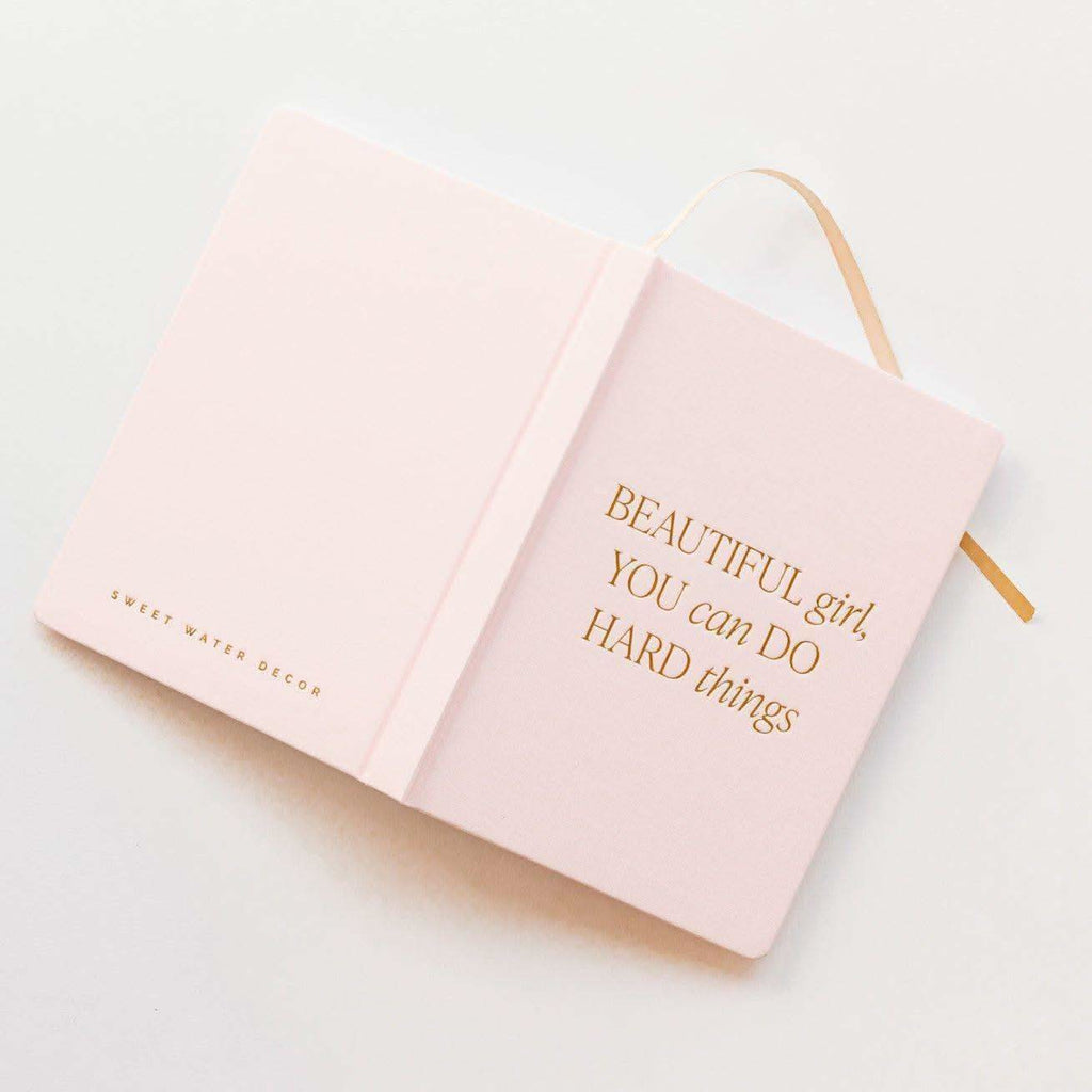 Sweet Water Decor Beautiful Girl Fabric Journal in - Notebooks photo