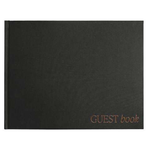 Sweet Water Decor Black Guest Book - SwagglyLife Home & Fashion Sweet Water Decor Black Guest Book - SwagglyLife Home & Fashion