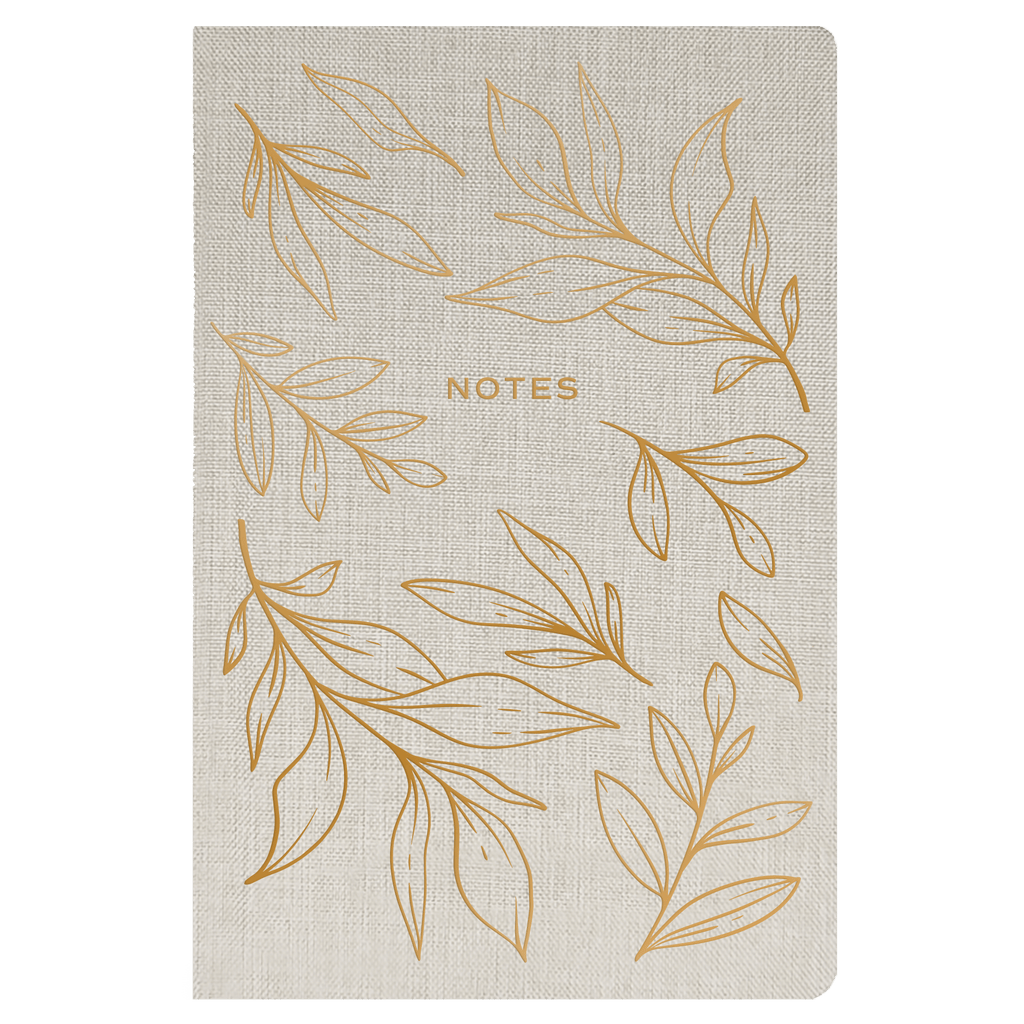 Gold Leaves Notes Journal - SwagglyLife Home & Fashion