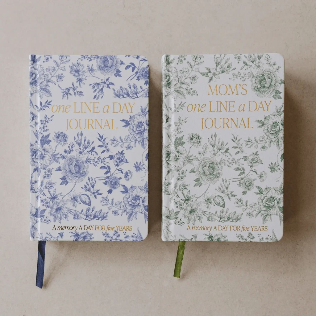 Blue Delft One Line A Day Memory Journal - SwagglyLife Home & Fashion