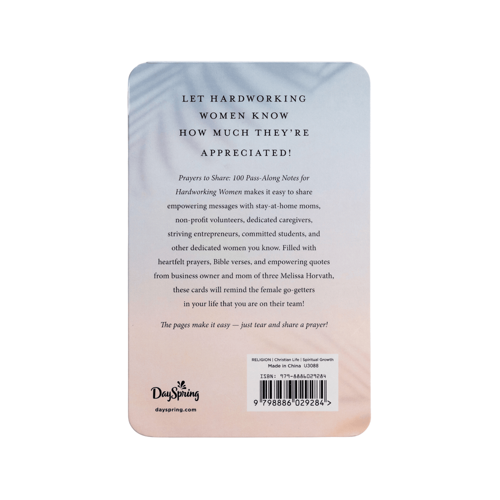 Prayers To Share - 100 Pass-Along Notes for Hardworking Women - SwagglyLife Home & Fashion
