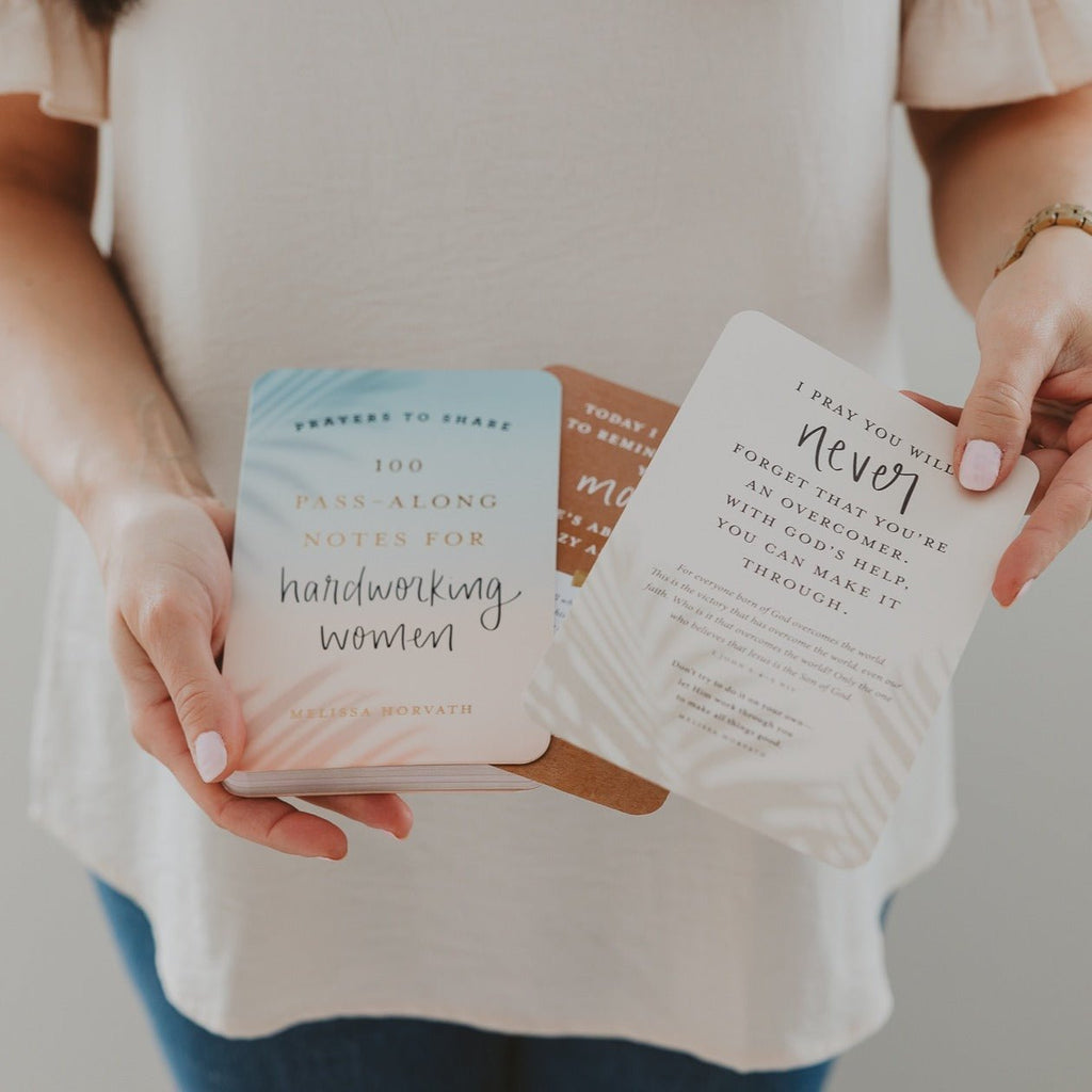 Prayers To Share - 100 Pass-Along Notes for Hardworking Women in - Prayer Cards photo