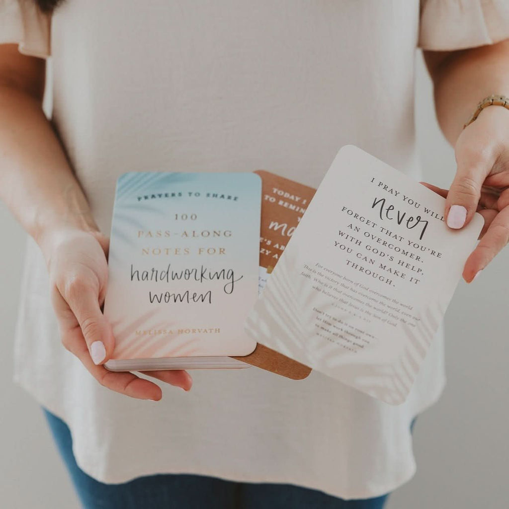 Prayers To Share - 100 Pass-Along Notes for Hardworking Women in - Prayer Cards photo