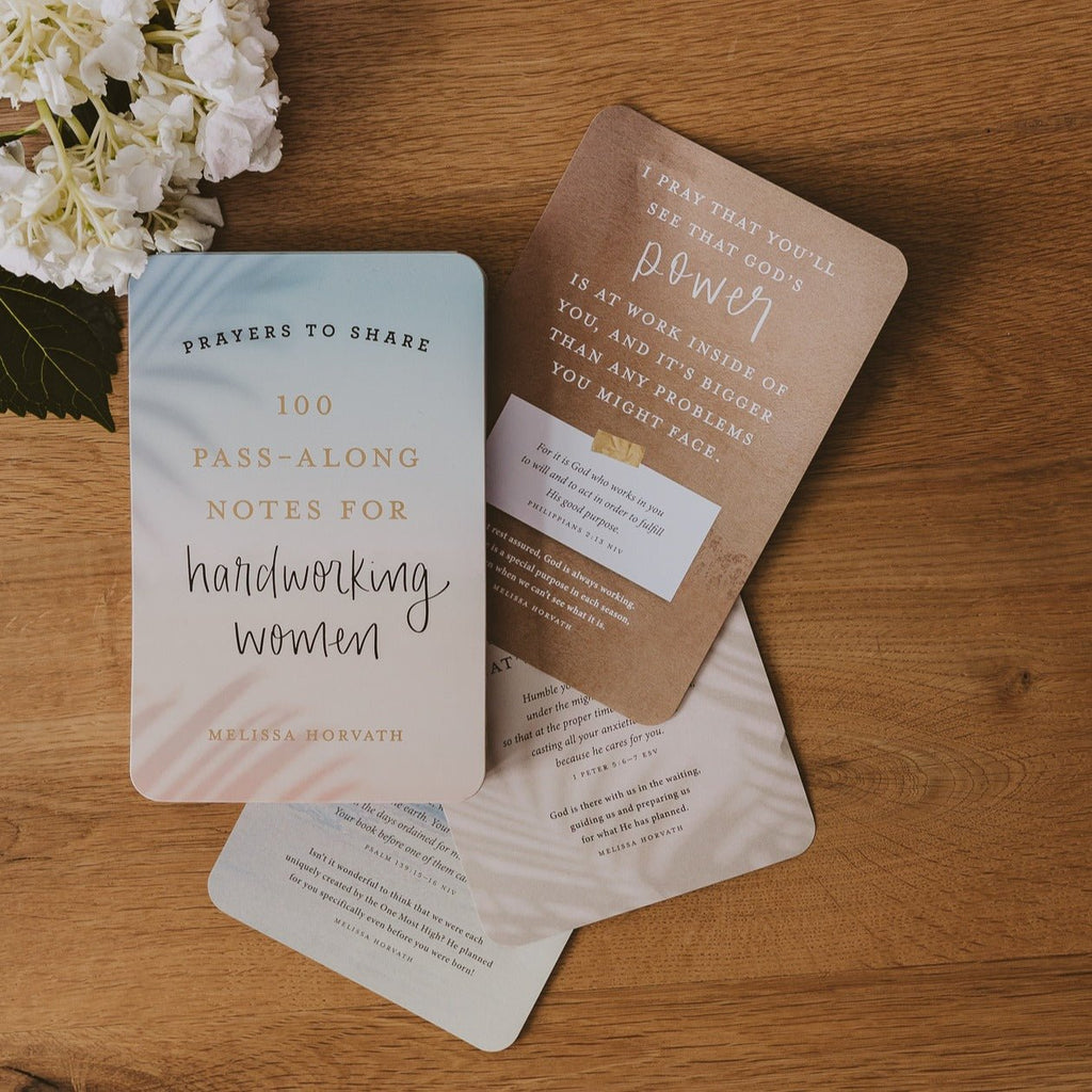 Prayers To Share - 100 Pass-Along Notes for Hardworking Women in - Prayer Cards photo