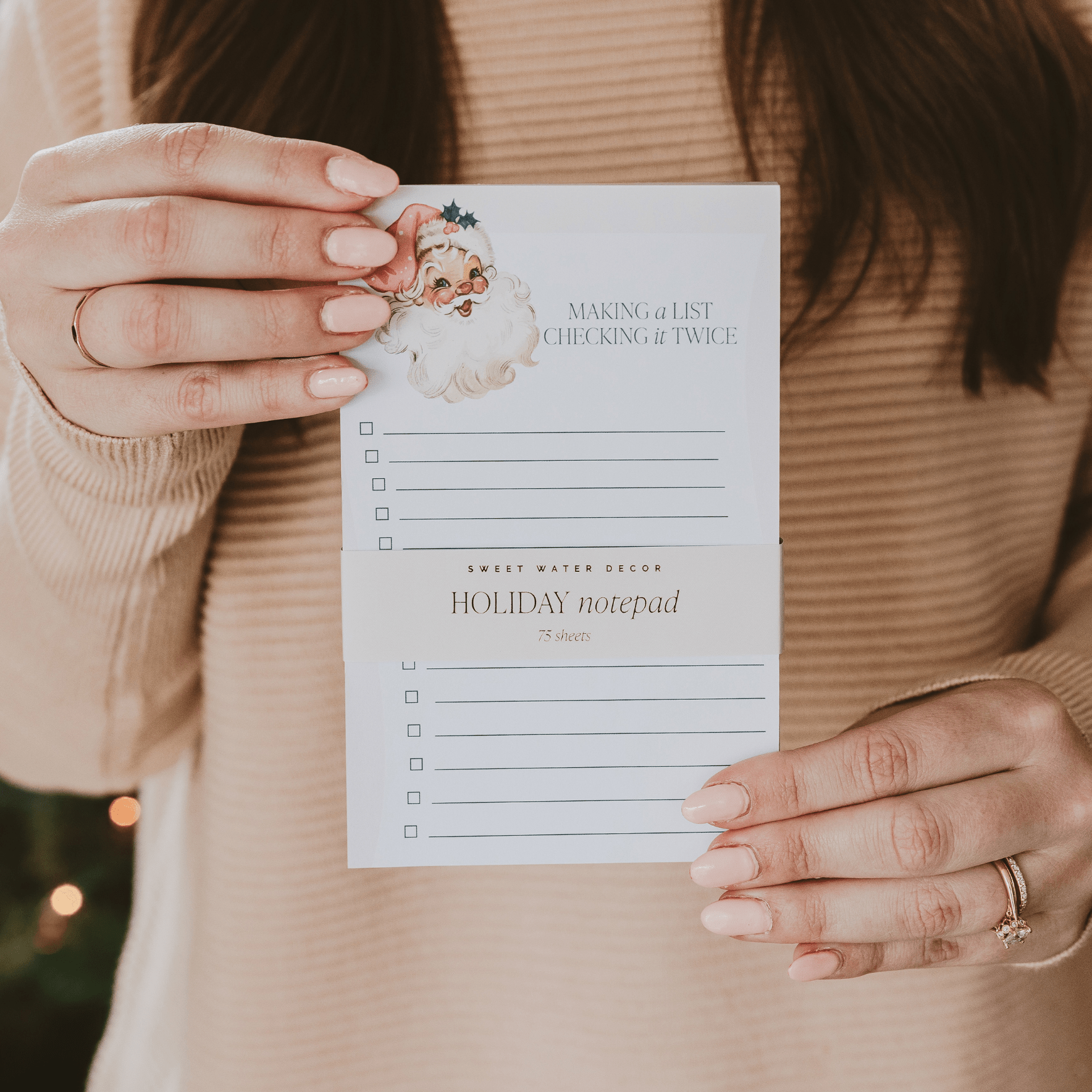 Vintage Santa Notepad - SwagglyLife Home & Fashion Vintage Santa Notepad - SwagglyLife Home & Fashion