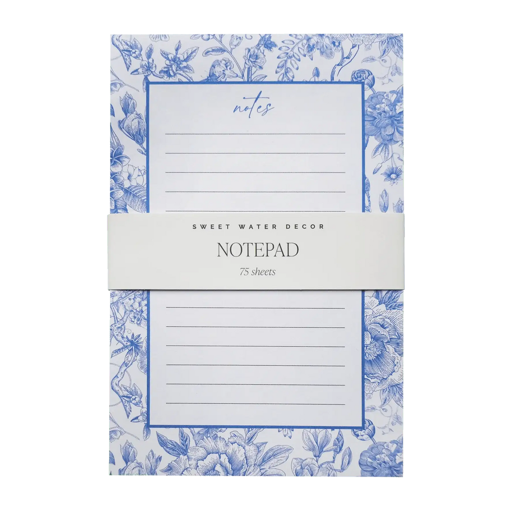 Blue Delft Notepad - SwagglyLife Home & Fashion
