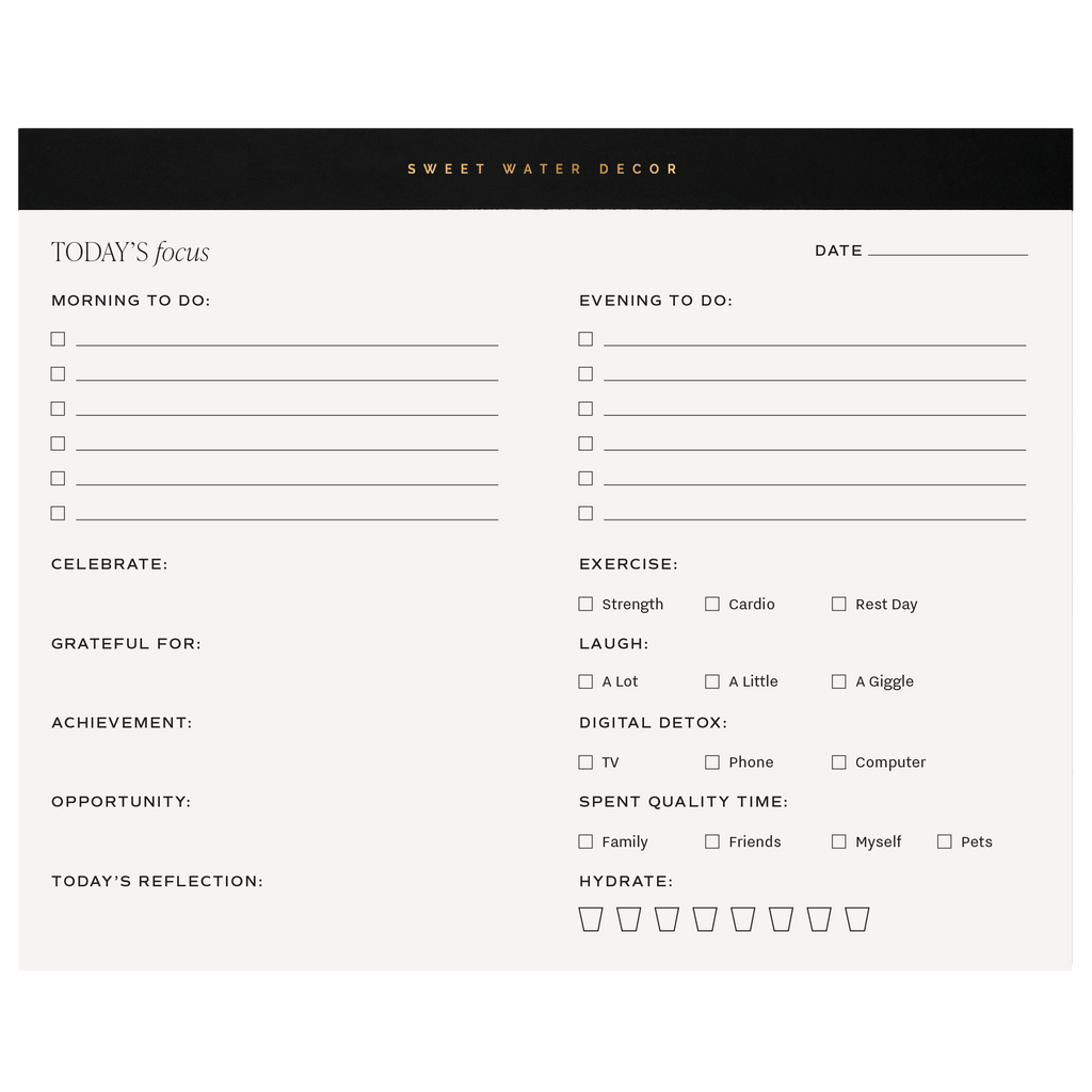 Self Care Notepad - SwagglyLife Home & Fashion