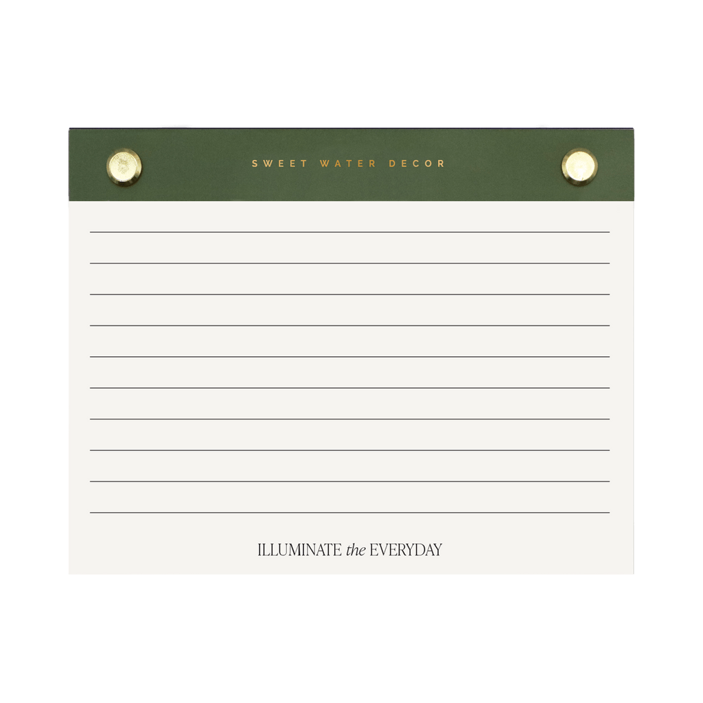 Small Green Gold Rivet Basic Notepad in - Notepad photo