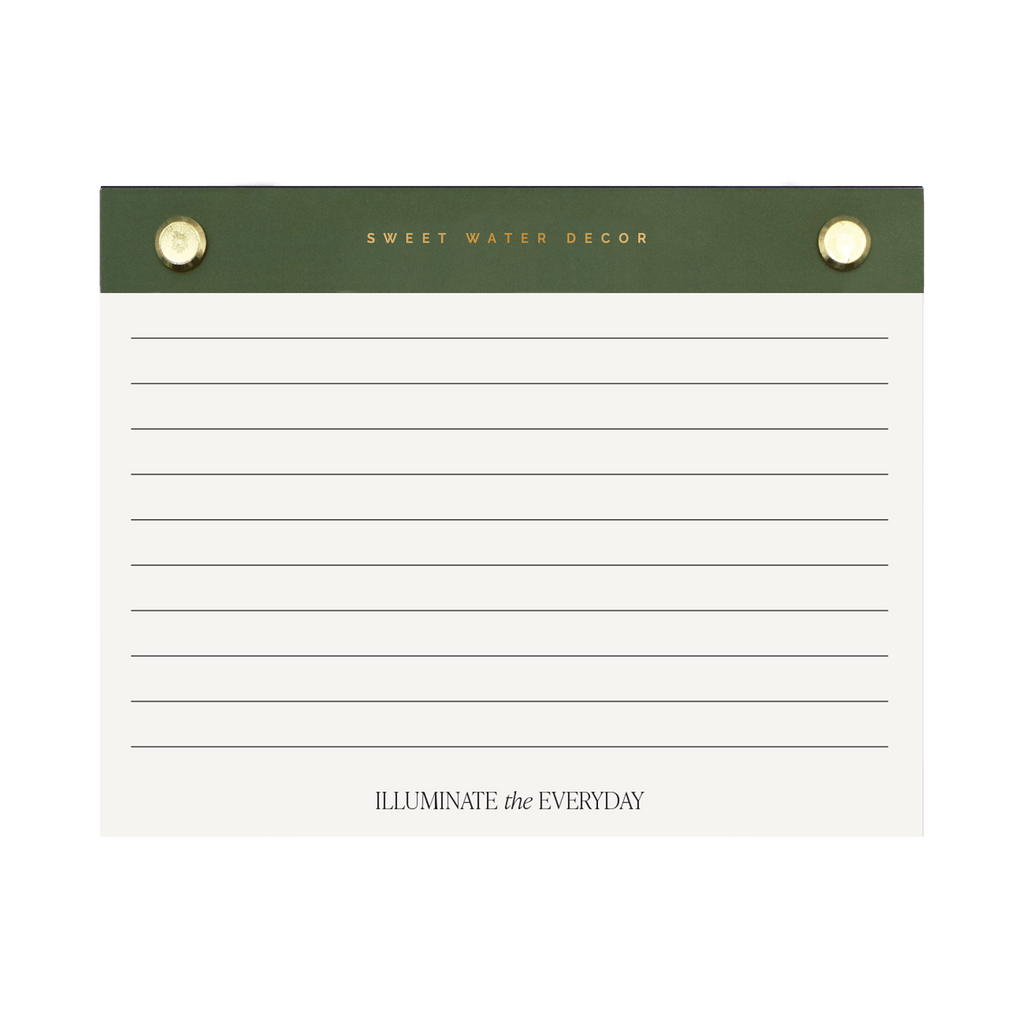 Small Green Gold Rivet Basic Notepad in - Notepad photo