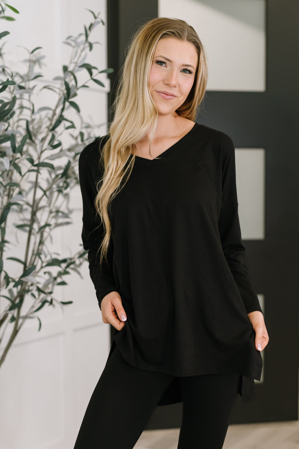 Zenana Next to Nothing Top and Bottom Set in Black in - Womens photo