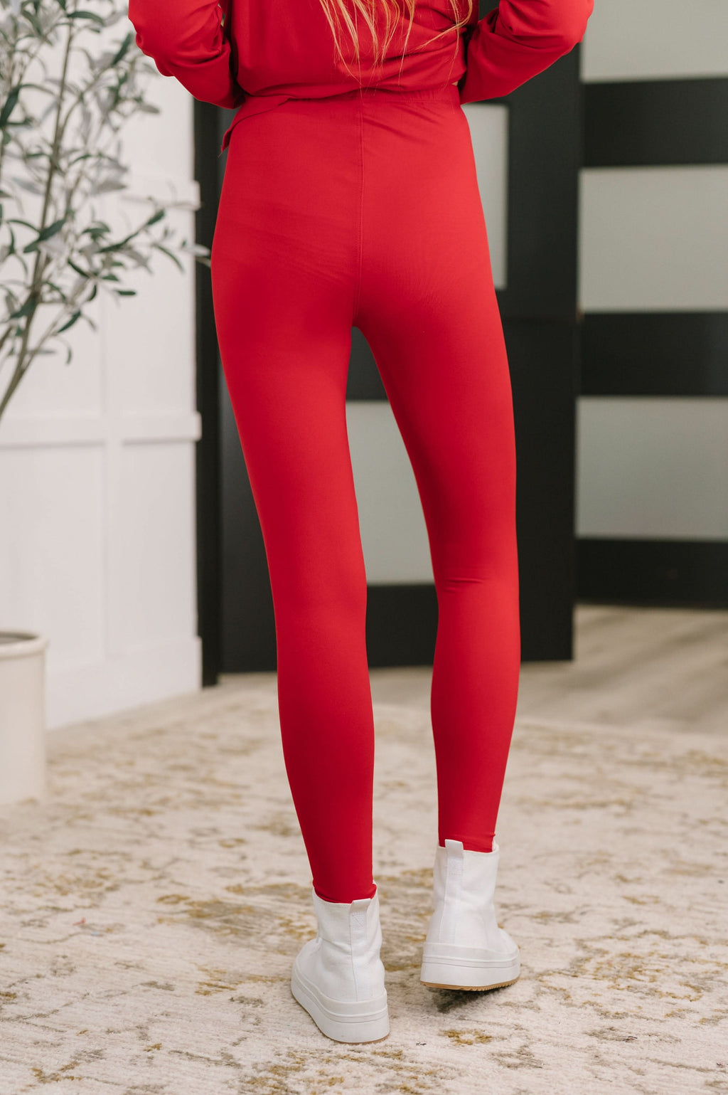 Next to Nothing Top and Bottom Set in Ruby in - Womens photo