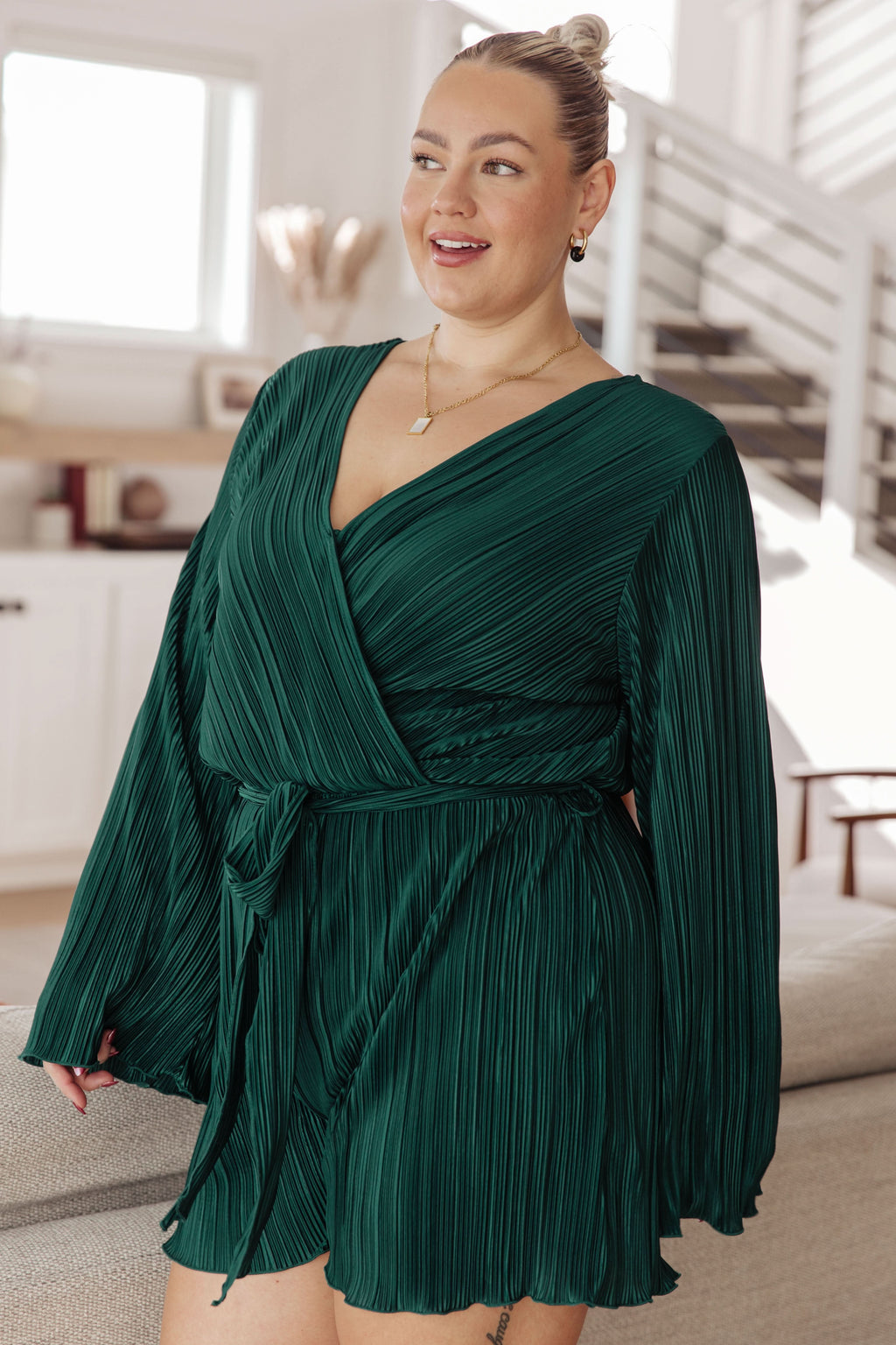 Night In Plisse Romper in - Jumpsuits & Rompers photo
