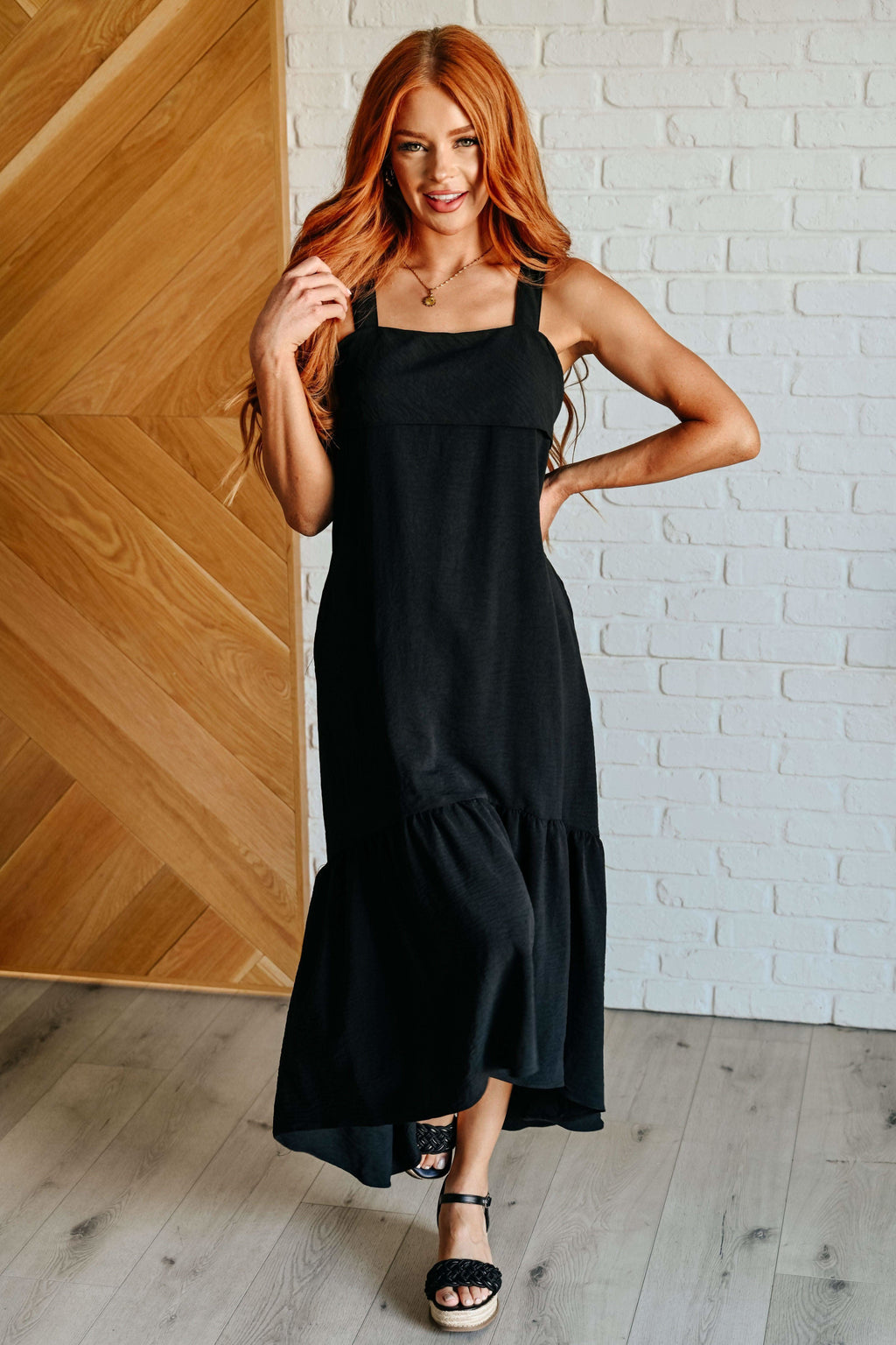 Nightlife Tie Back Maxi Dress in - Dresses photo
