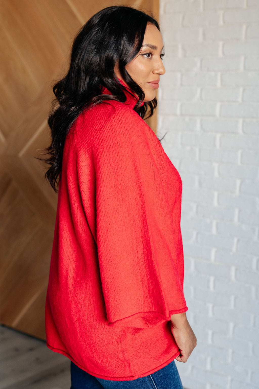Not Too Desperate Turtleneck Sweater in - Tops photo