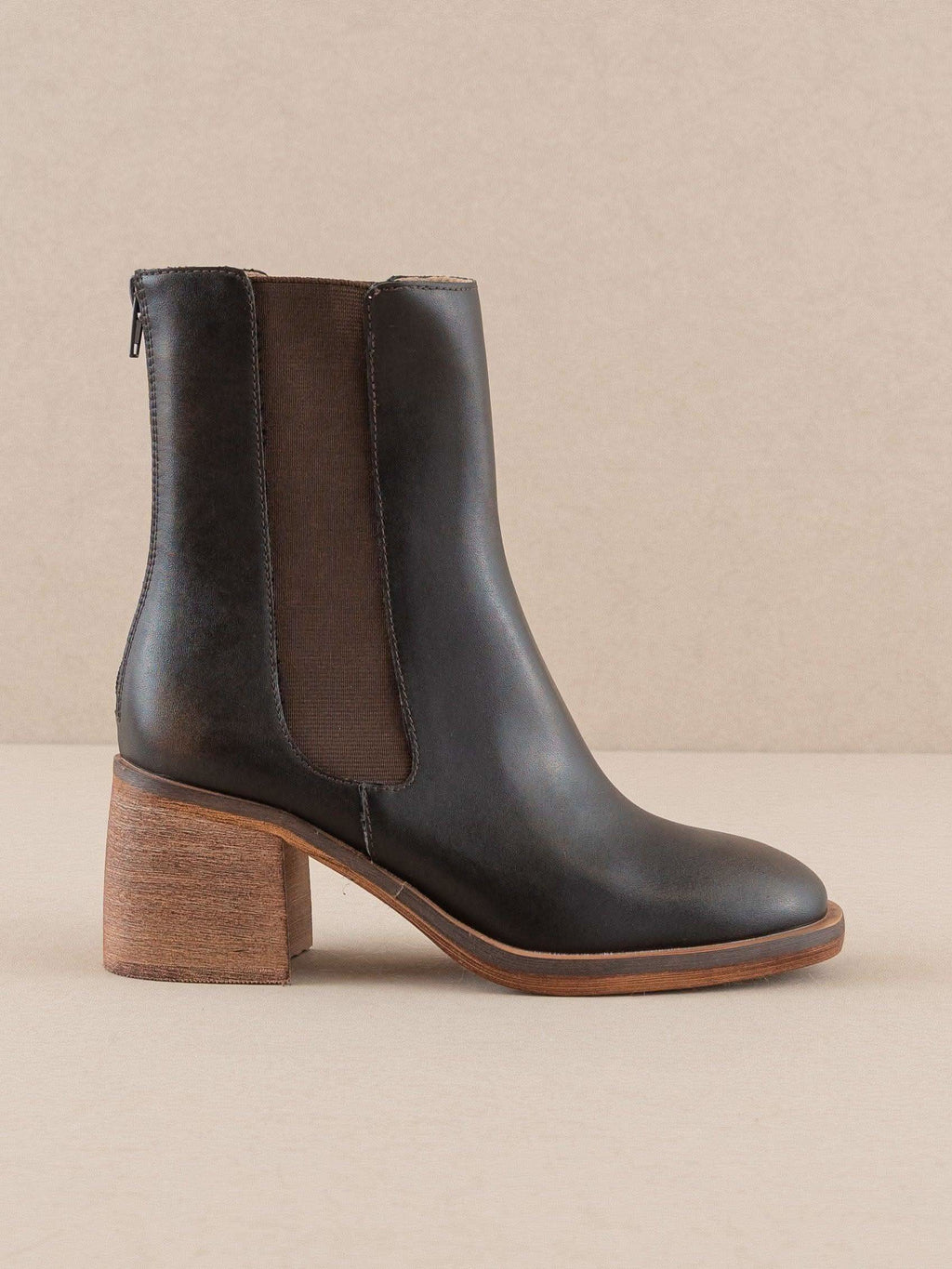 The Olivia | Espresso Chelsea Heel Boots in 6 Expresso - BOOTS & BOOTIES photo