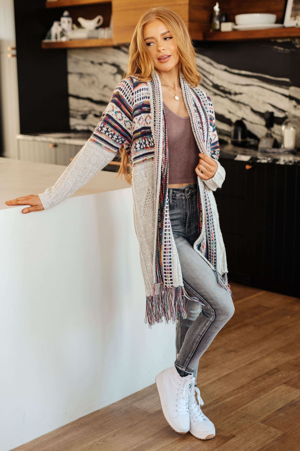 Oh So Lucky Fringe Cardigan - SwagglyLife Home & Fashion