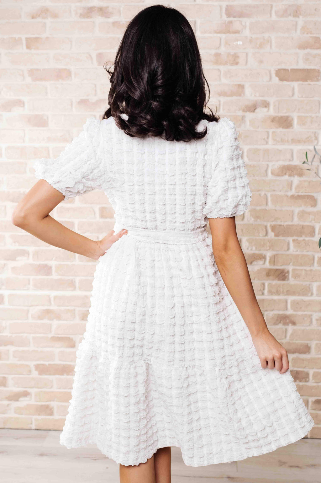 On Cloud Nine Bubble Midi Dress in - Dresses photo