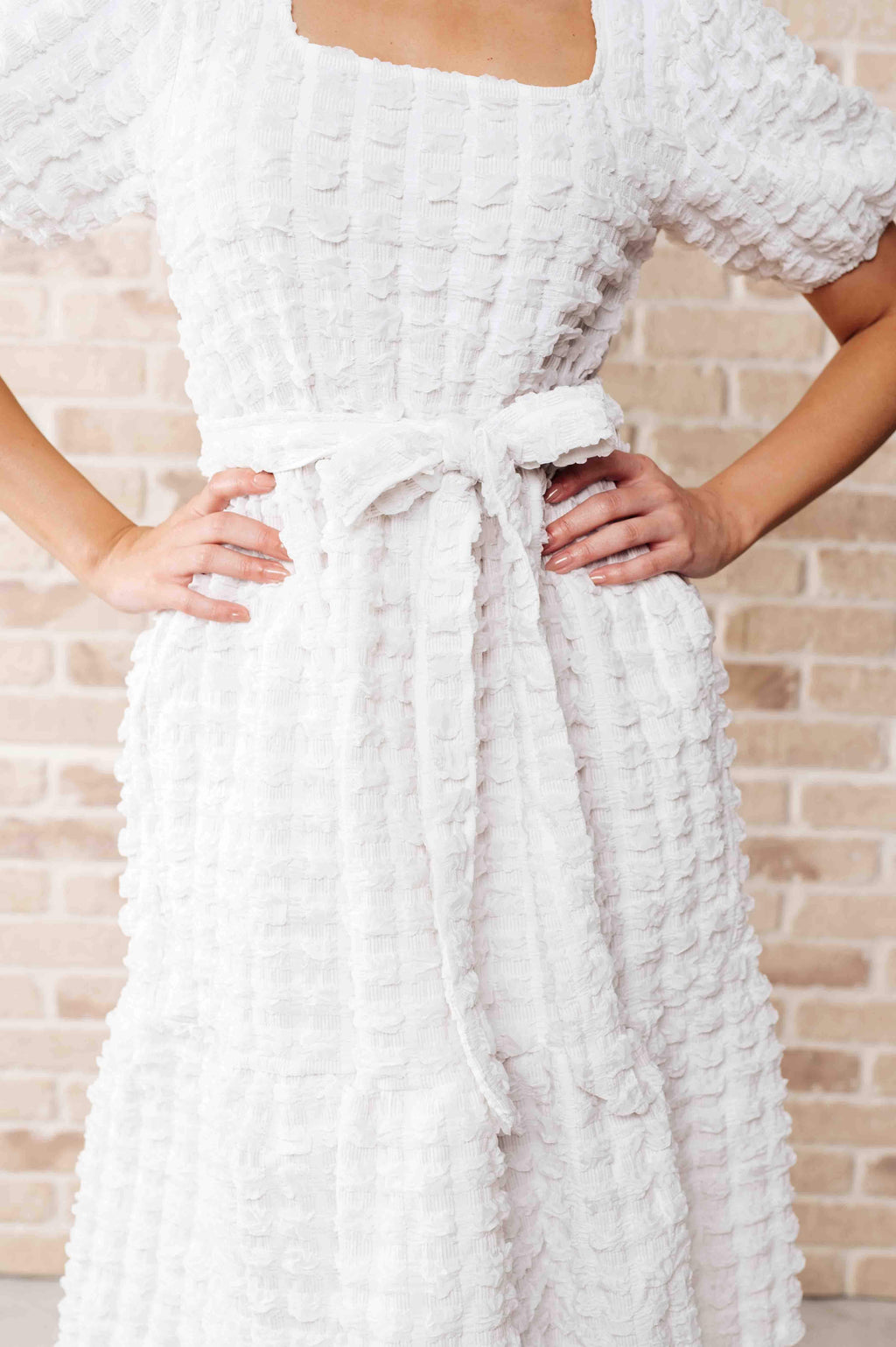 On Cloud Nine Bubble Midi Dress in - Dresses photo