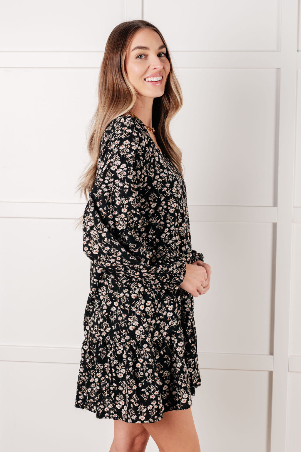 Once Again V-Neck Floral Dress in - Dresses photo