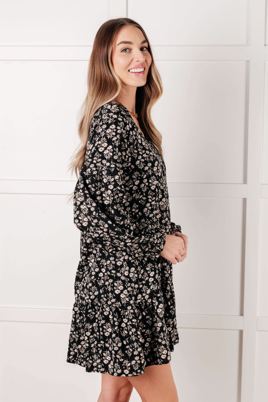 Once Again V-Neck Floral Dress in - Dresses photo