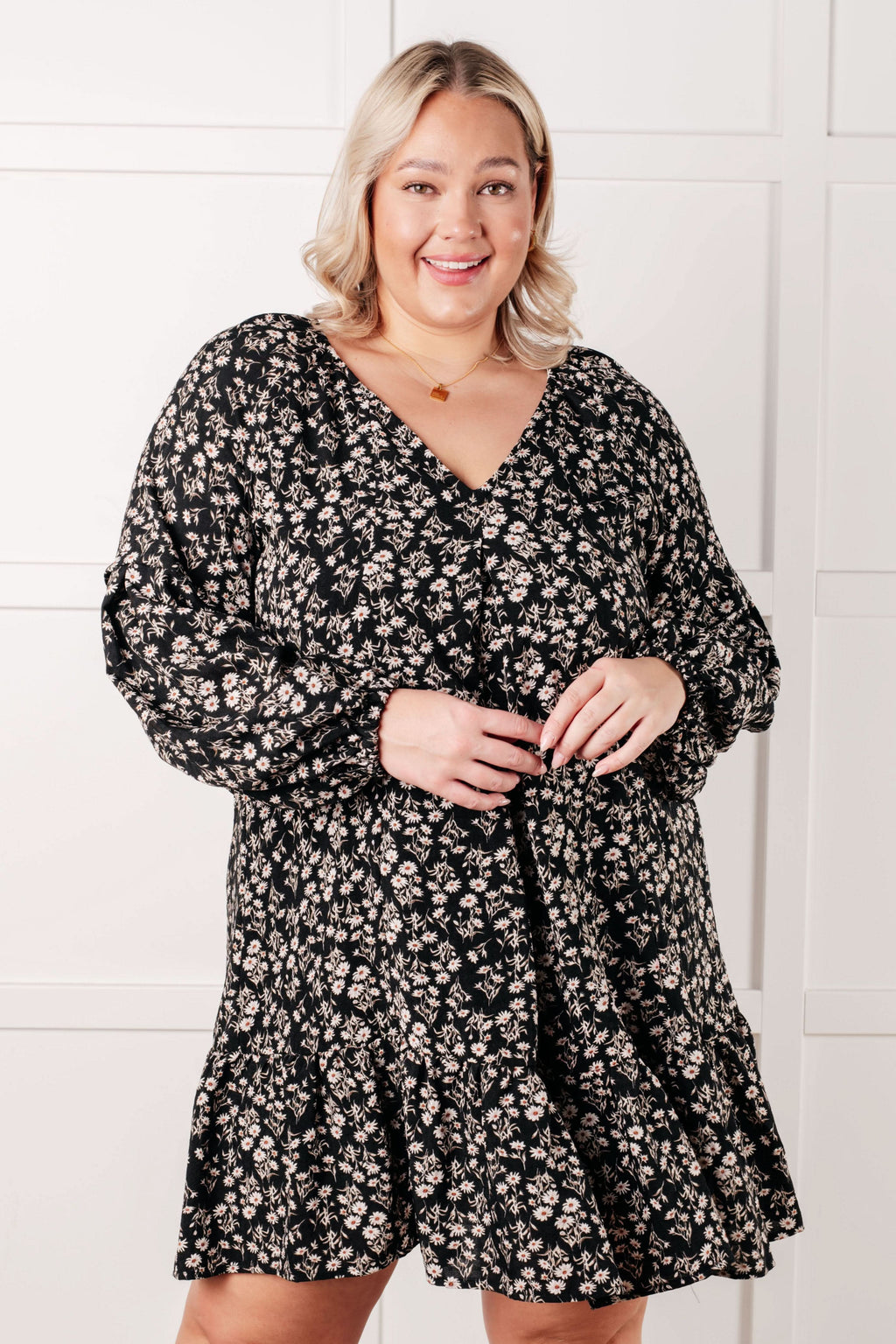 Once Again V-Neck Floral Dress in - Dresses photo