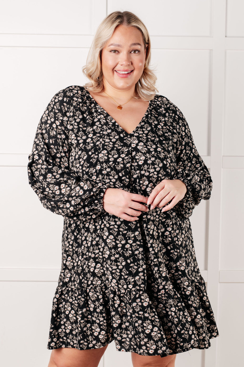 Once Again V-Neck Floral Dress in - Dresses photo