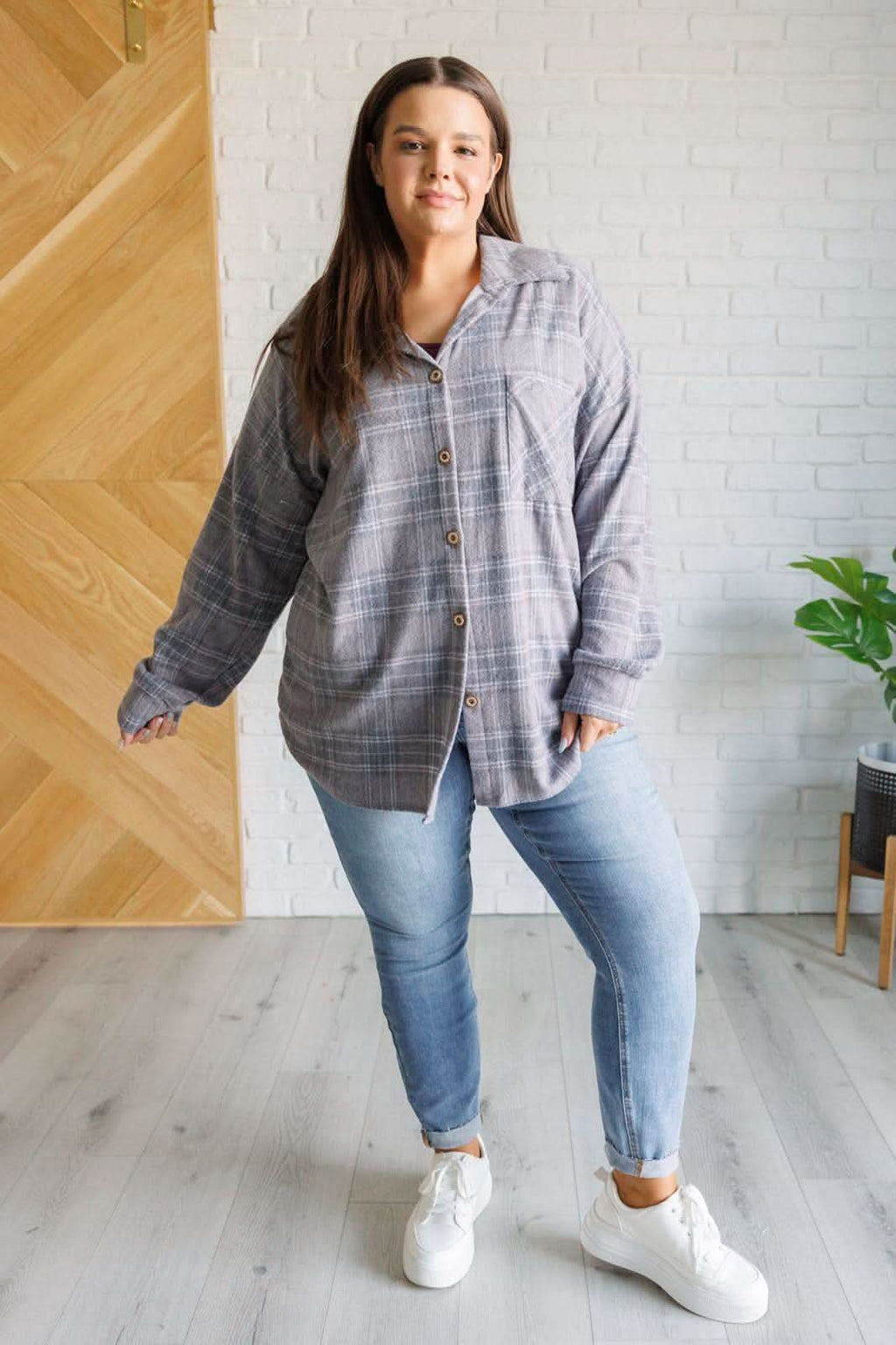 Out of the Way Plaid Button Up - SwagglyLife Home & Fashion