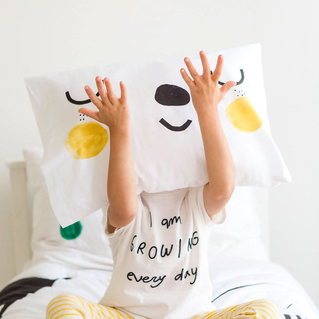2-pack Happy Faces Standard Size Pillowcases in - Pillowcase photo