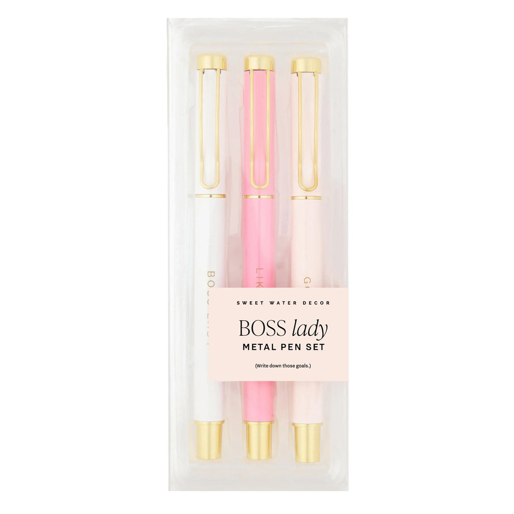 Boss Lady Metal Pen Set - SwagglyLife Home & Fashion