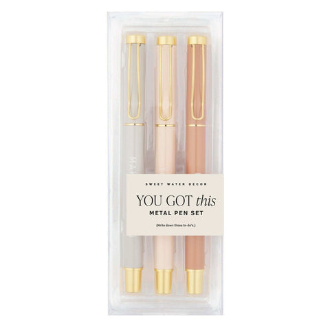 You Got This Metal Pen Set - SwagglyLife Home & Fashion You Got This Metal Pen Set - SwagglyLife Home & Fashion