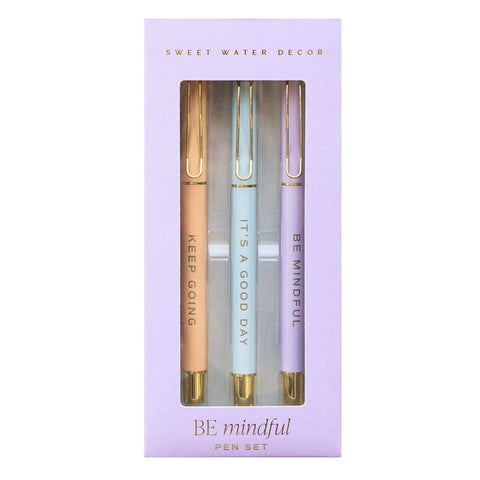 Be Mindful Pen Set - SwagglyLife Home & Fashion Be Mindful Pen Set - SwagglyLife Home & Fashion