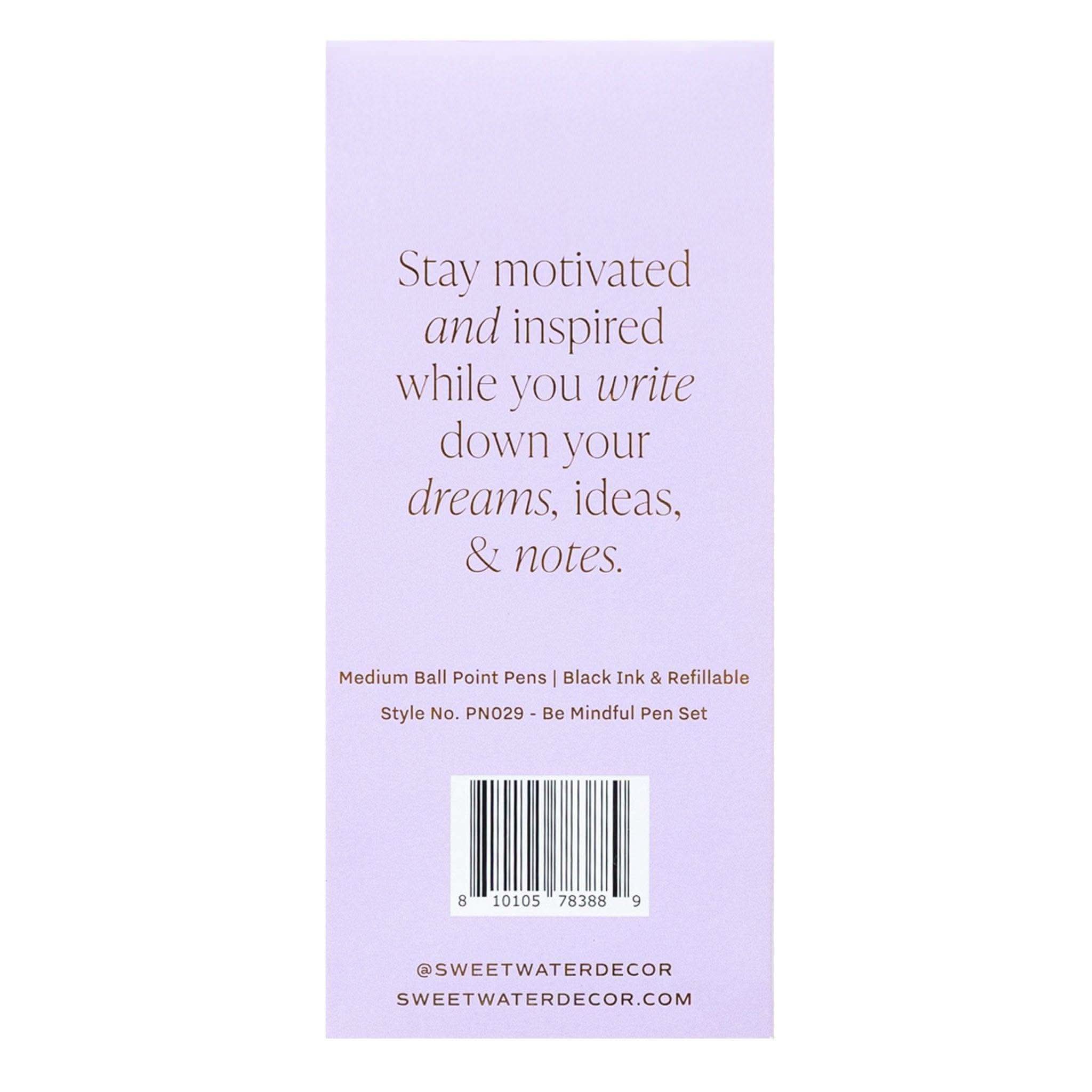 Be Mindful Pen Set - SwagglyLife Home & Fashion Be Mindful Pen Set - SwagglyLife Home & Fashion