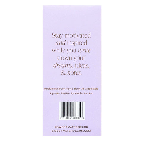 Be Mindful Pen Set - SwagglyLife Home & Fashion Be Mindful Pen Set - SwagglyLife Home & Fashion