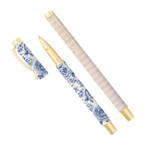 Sweet Water Decor Blue Delft Pen Set - SwagglyLife Home & Fashion Sweet Water Decor Blue Delft Pen Set - SwagglyLife Home & Fashion