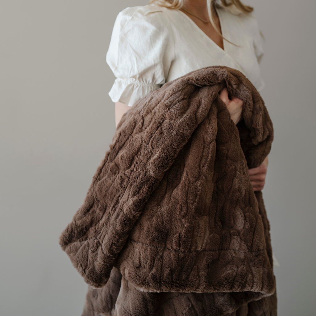 PATTERNED FAUX FUR THROW BLANKETS in - Throw Blanket photo