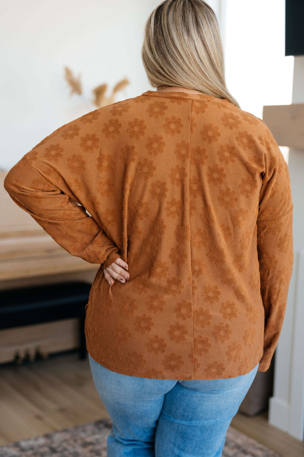 Perfect in Pansies V-Neck Top - SwagglyLife Home & Fashion