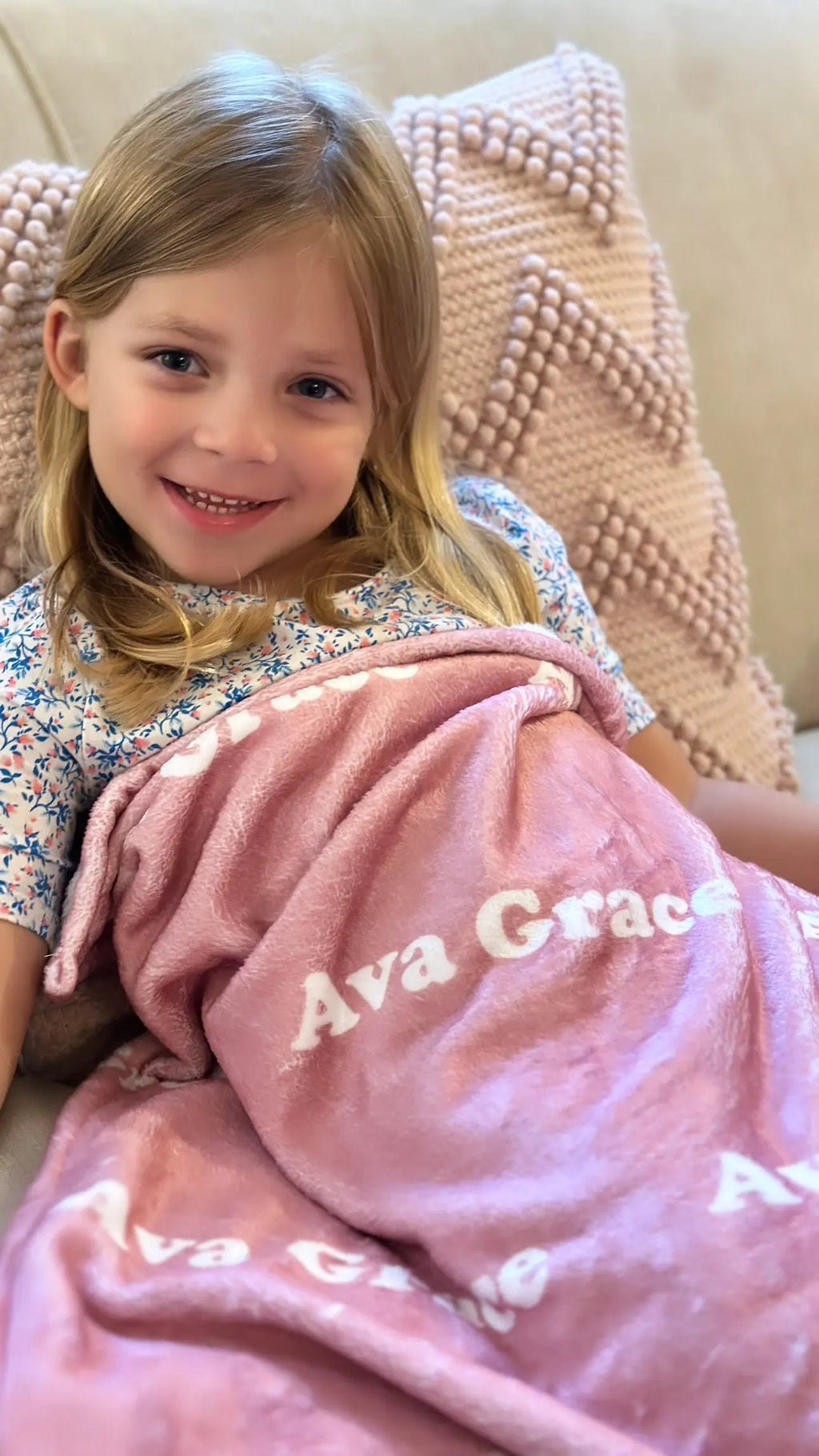 Personalized Baby Blanket, Toddler Blanket, Throw Blanket in - Baby Blanket photo