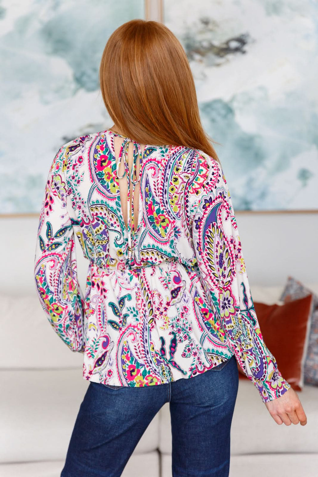 Pick a Color Peplum Blouse in - Tops photo