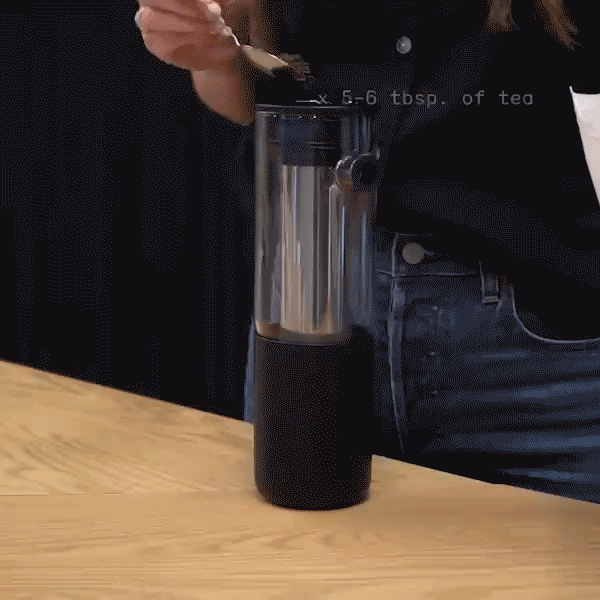 Iced Tea Pitcher with Infuser in - Infuser photo