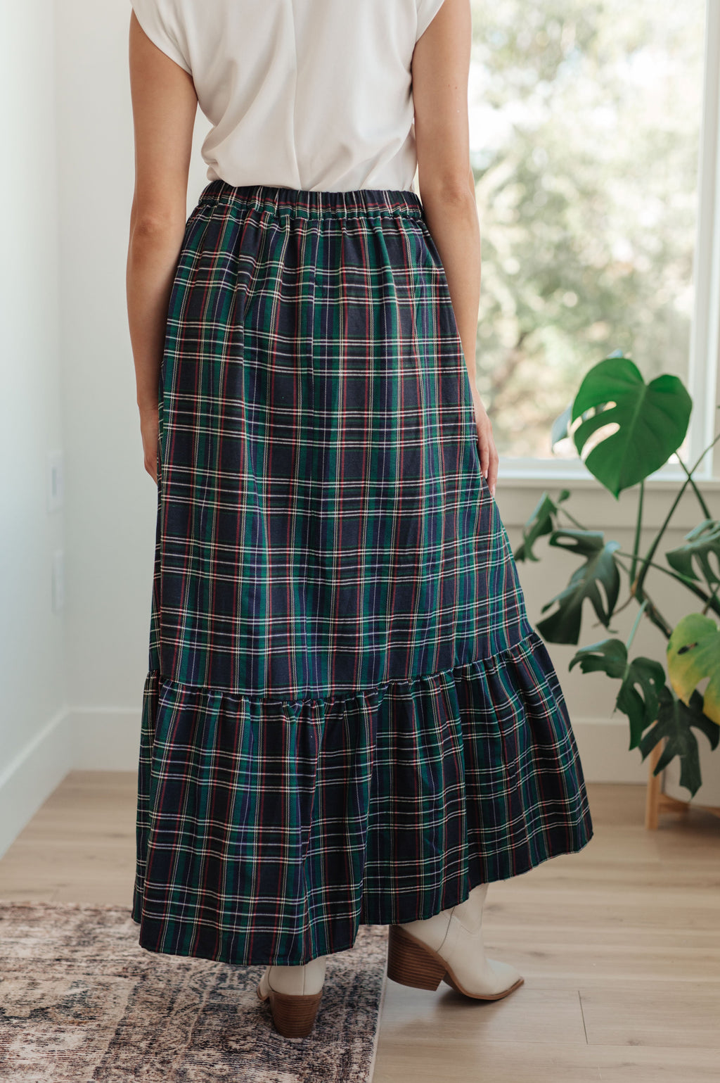 Plaid Perfection Maxi Skirt in - Bottoms photo