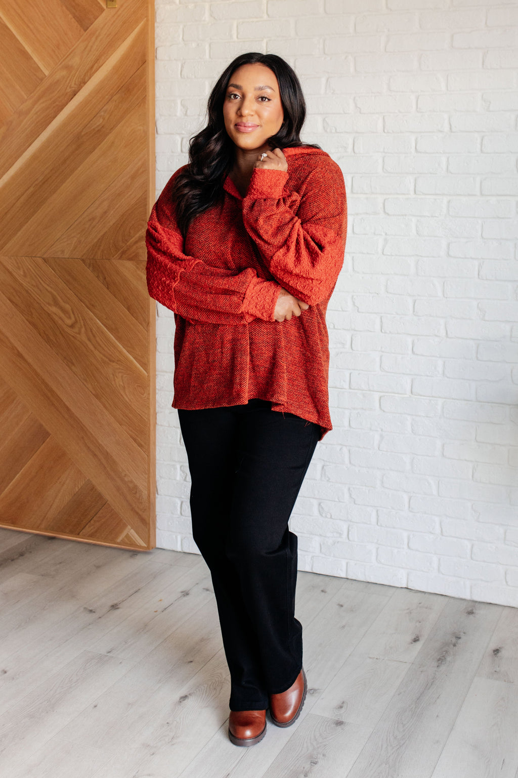 Planning Ahead Color Block Hoodie in - Tops photo