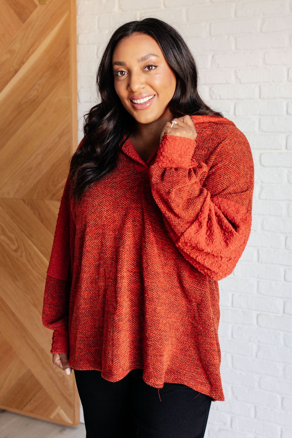 Planning Ahead Color Block Hoodie in - Tops photo
