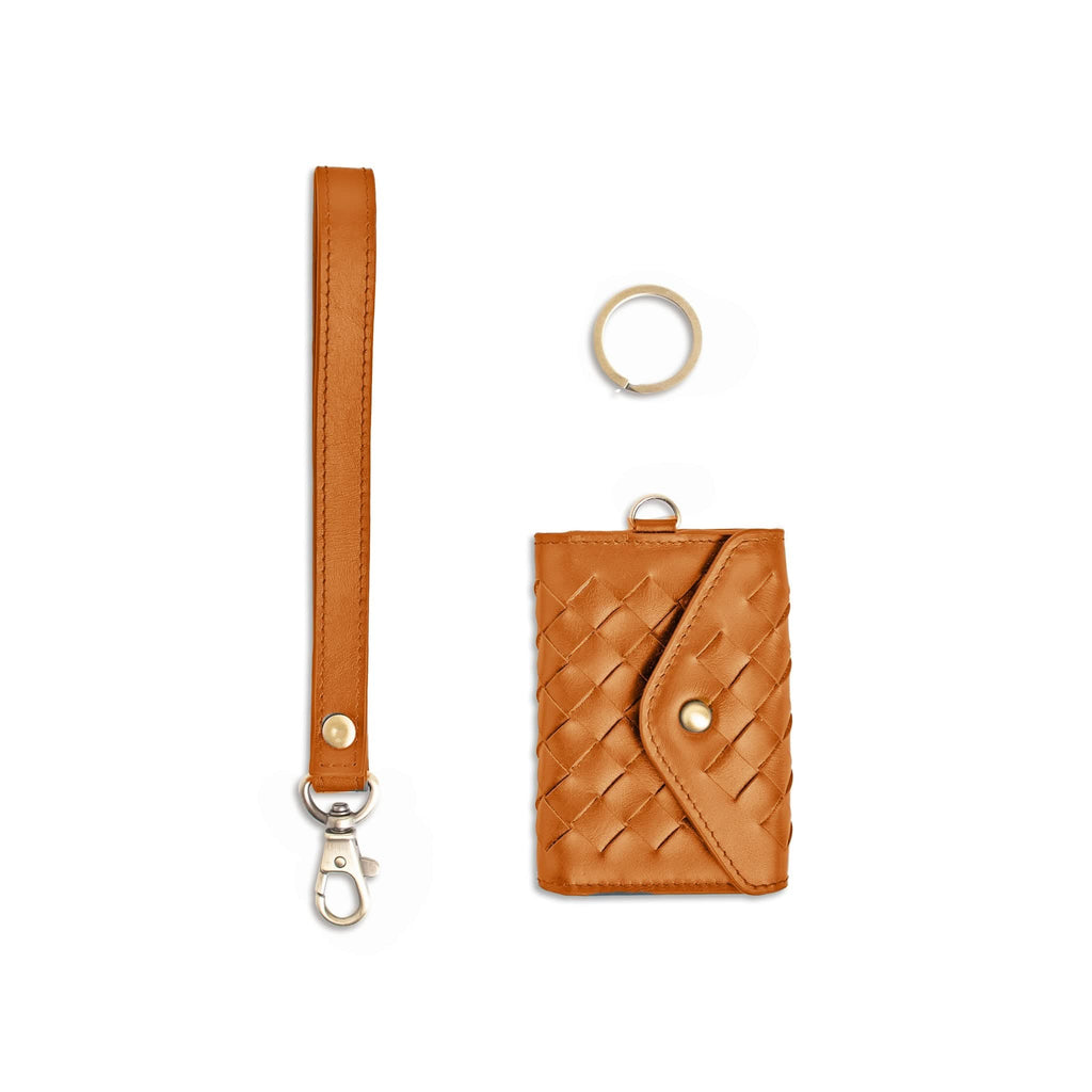 The Poppy in Camel Tan | Woven - Wallets photo