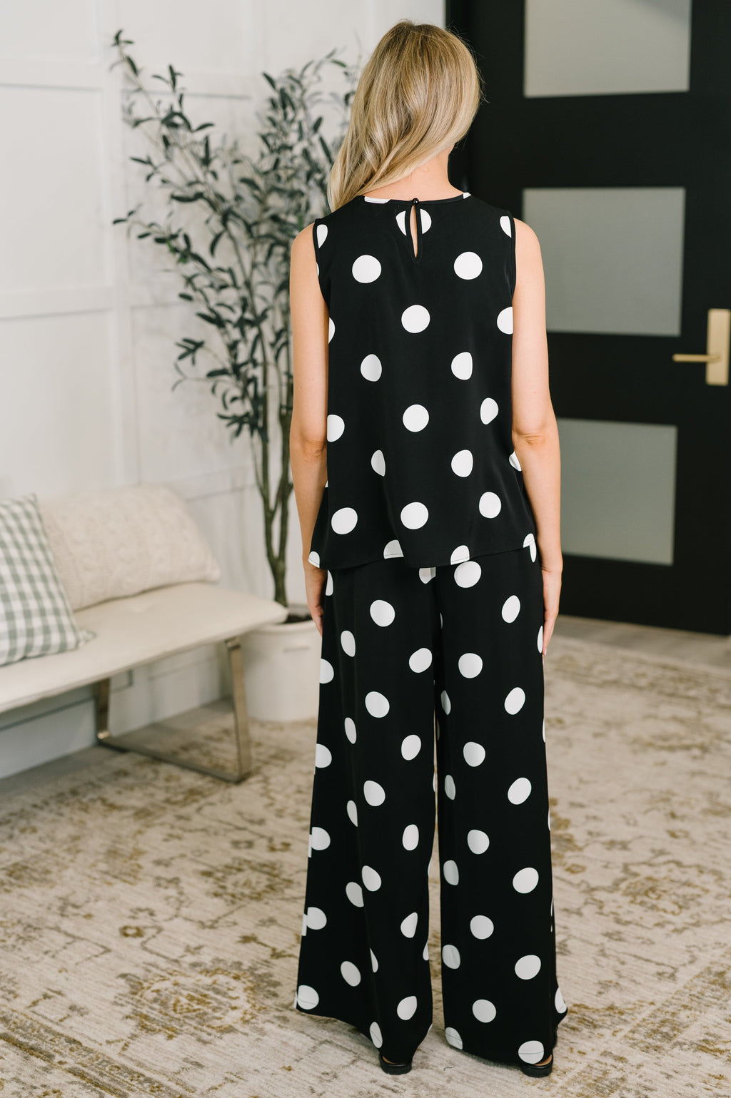 Pristine Condition Top and Bottom Polka Dot Set in - Womens photo