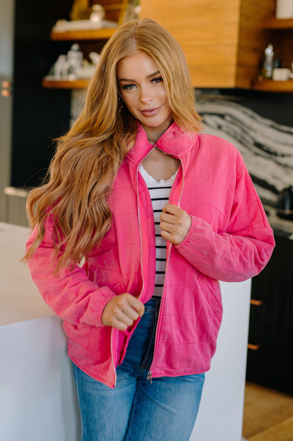 Quilted and Covered Quilted Jacket in - Layers photo