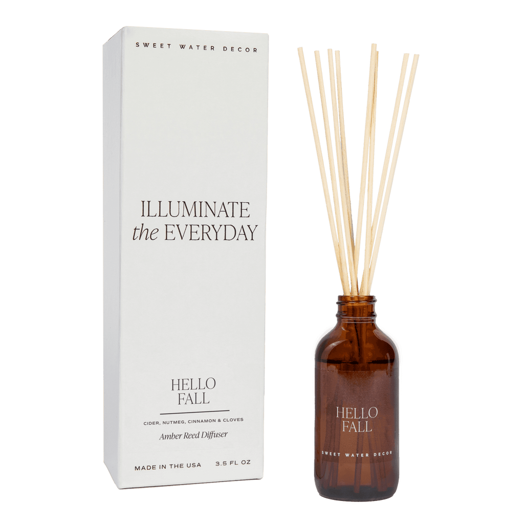 Hello Fall Amber Reed Diffuser - SwagglyLife Home & Fashion