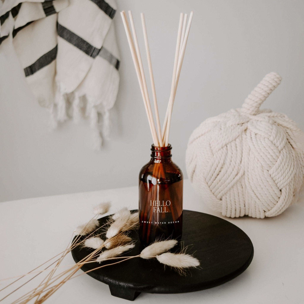 Hello Fall Amber Reed Diffuser - SwagglyLife Home & Fashion
