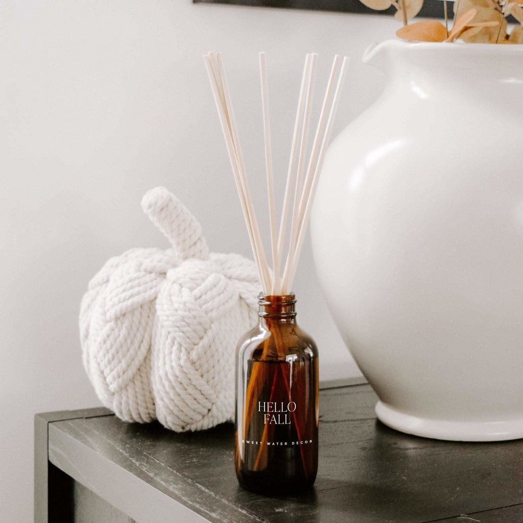 Hello Fall Amber Reed Diffuser - SwagglyLife Home & Fashion